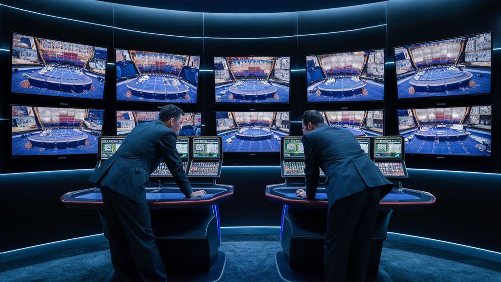 casino surveillance fights cheating