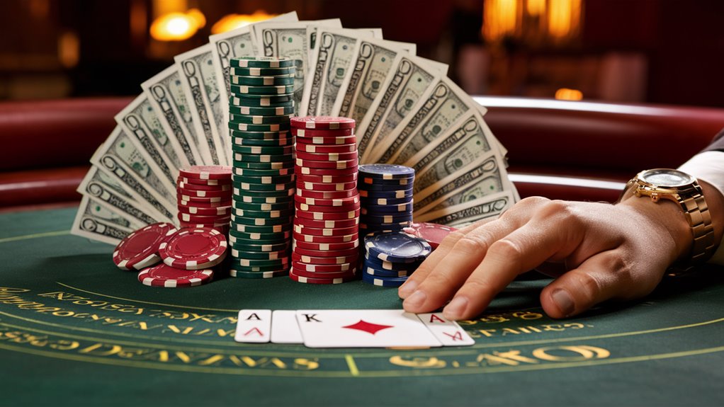 control bankroll while playing blackjack