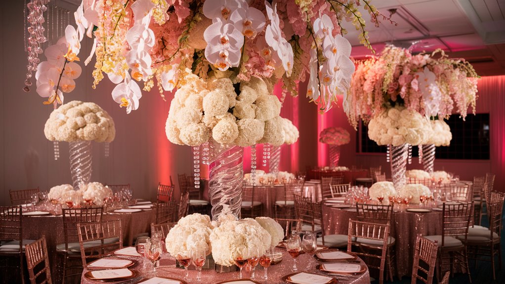 decorative flower arrangement planning