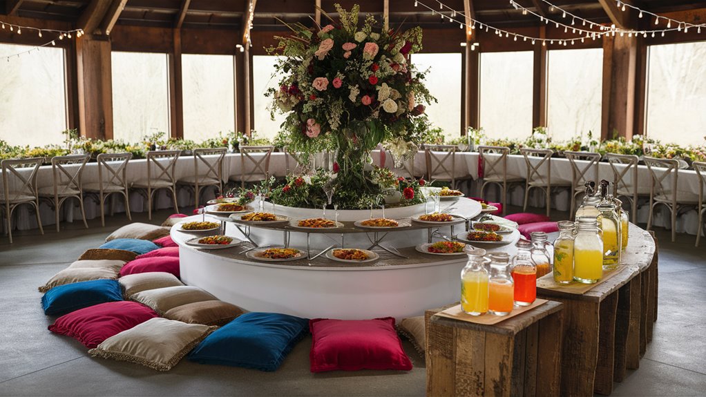 food and beverage areas