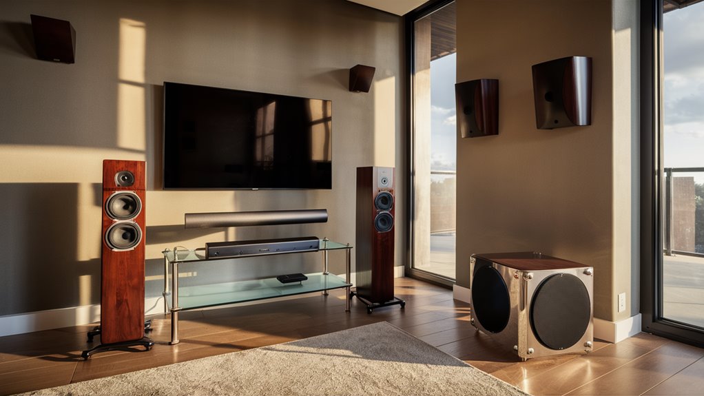 living room audio selection