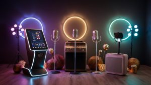 matching karaoke equipment theme
