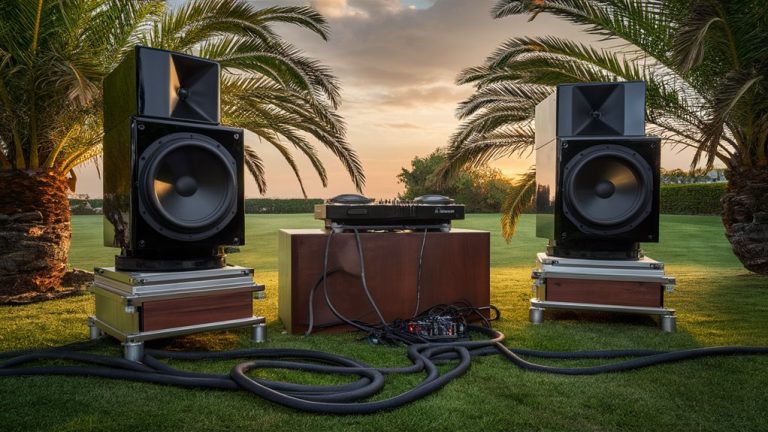 outside event speaker equipment
