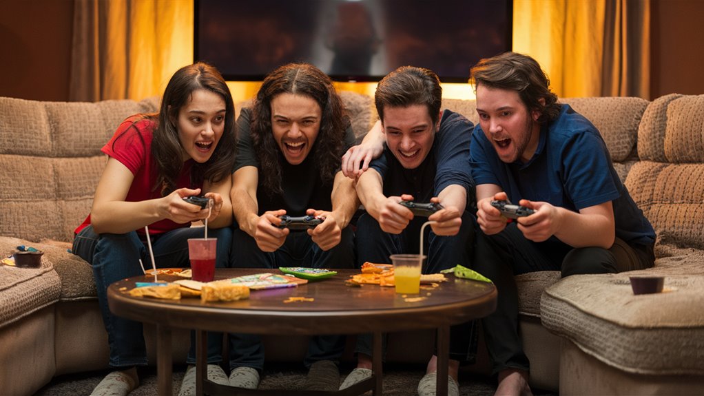 players interact through games