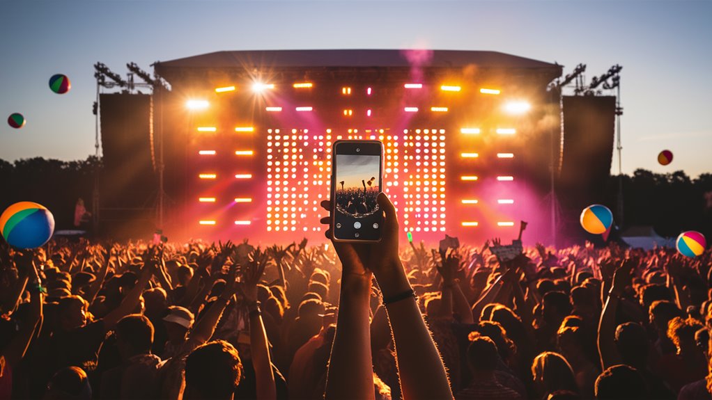 promote live music shows