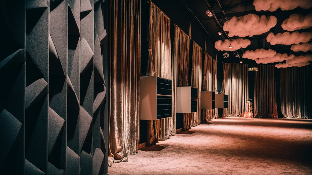 reduce noise through materials