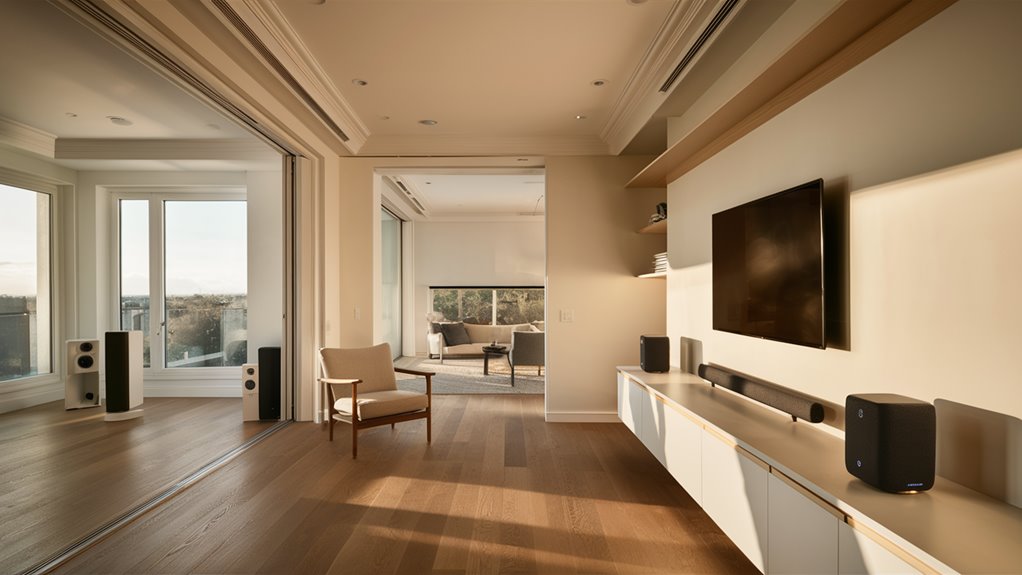 sound across multiple spaces