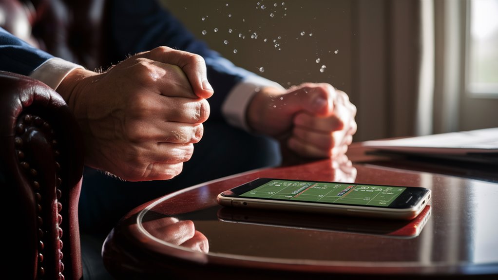 stay calm during gambling